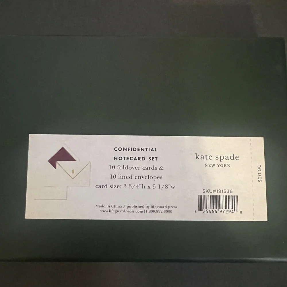 Kate Spade Notecards - Picture 4 of 4